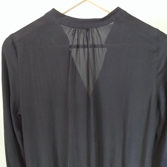 Aritzia Bennett 100% Silk Mini Button Dress Small - Picture 11 of 12